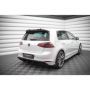 Lame Street Pro de Pare-Chocs Arrière + Flaps Volkswagen Golf R Mk7