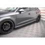 Rajouts Street Pro de Bas de Caisse + Flaps Audi S3 / A3 S-Line Sportback 8V Facelift