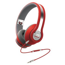 Casque Hifi circum-aural à haute définition avec haut-parleurs néodymes Ø40mm MTX Audio iX1 Red