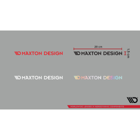 Autocollant inscription Sans Signet Logo 20x1,5 cm Maxton Design 04