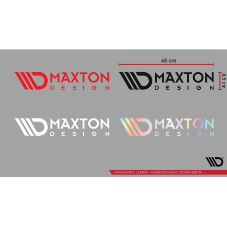 Autocollant Grand Logo 45x8,5 cm Maxton Design 06